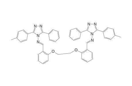 1,2-BIS-[ORTHO-(N-METHYLIDENAMINO-3-PARA-TOLYL-5-PHENYL-4H-1,2,4-TRIAZOLE-4-YL)-PHENOXY]-ETHANE