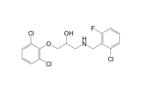 1-[(2-chloro-6-fluorobenzyl)amino]-3-(2,6-dichlorophenoxy)-2-propane