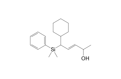 (E)-5-cyclohexyl-5-[dimethyl(phenyl)silyl]-3-penten-2-ol
