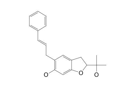 ERYCRISTANOL-A;E-1-[2-HYDROXY-5''-HYDROXYISOPROPYL-DIHYDROFURANO-(2'',3'':4,5)-BENZYL]-2-PHENYLETHYLENE