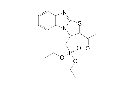 1-[1-(diethoxyphosphorylmethyl)-1,2-dihydro-[1,3]thiazolo[3,2-a]benzimidazol-2-yl]ethanone