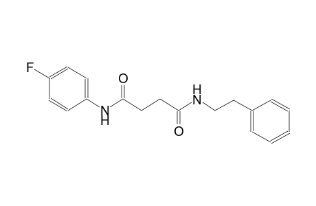 butanediamide, N~1~-(4-fluorophenyl)-N~4~-(2-phenylethyl)-