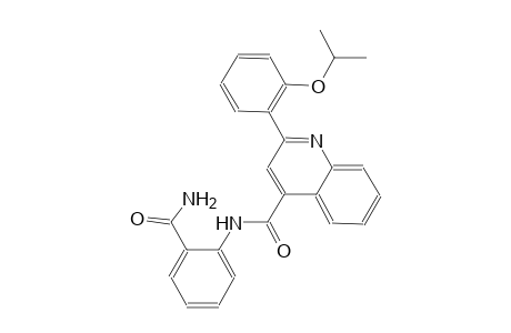 N-[2-(aminocarbonyl)phenyl]-2-(2-isopropoxyphenyl)-4-quinolinecarboxamide