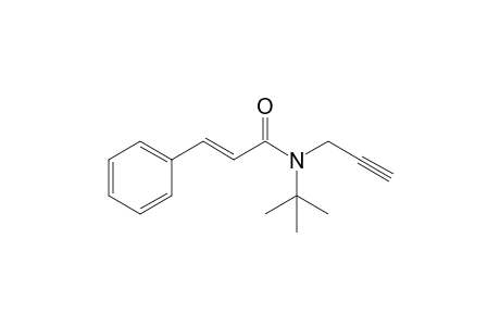 (E)-N-tert-butyl-3-phenyl-N-prop-2-ynyl-2-propenamide
