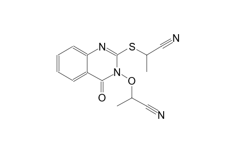 2-[(3-(1-cyanoethoxy)-4-oxo-2(4H)-quinazolinyl)sulfanyl]propanenitrile