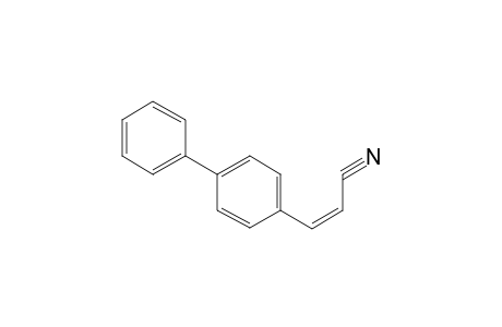 Benzene, 1-phenyl-4-(2-cyanoethenyl)-, other isomer