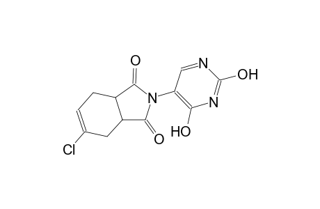 5-chloro-2-(2,4-dihydroxy-5-pyrimidinyl)-3a,4,7,7a-tetrahydro-1H-isoindole-1,3(2H)-dione