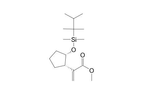 Methyl (1S,2S)-(+)-2-[(Thexyldimethylsilyl)oxy]cyclopent-1-yl]propenoate