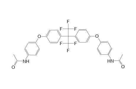 N-(4-{4-[1-{4-[4-(acetylamino)phenoxy]phenyl}-2,2,2-trifluoro-1-(trifluoromethyl)ethyl]phenoxy}phenyl)acetamide