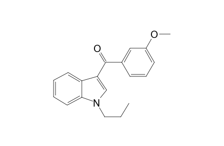 1-Propyl-3-(3-methoxybenzoyl)indole