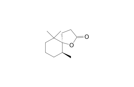 (5S,10S)-6,6,10-trimethyl-1-oxaspiro[4.5]decan-2-one