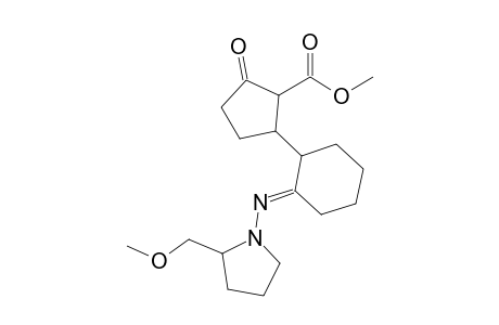 Methyl 2-[2'-(2"-methoxymethylpyrrolidin-1"-ylimino)cyclohexyl]-5-oxocyclopentane-1-carboxylate