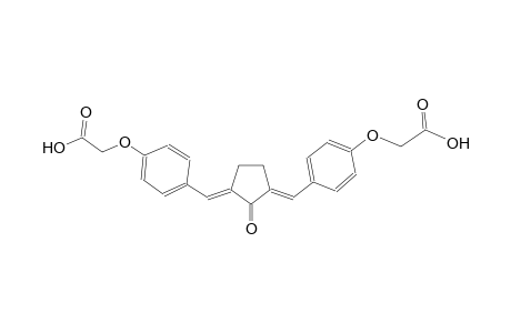 [4-((E)-{(3E)-3-[4-(carboxymethoxy)benzylidene]-2-oxocyclopentylidene}methyl)phenoxy]acetic acid
