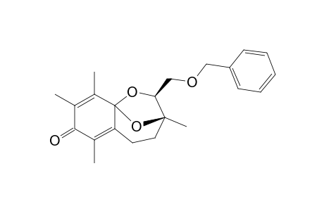 (9S,10S)-10-(Benzyloxymethyl)-2,3,5,9-tetramethyl-11,12-dioxatricyclo[7.2.1.0(1,6)]dodeca-2,5-dien-4-one