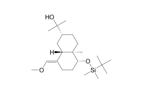 2-[(2R,4aR,5R,8E,8aS)-5-[tert-butyl(dimethyl)silyl]oxy-8-(methoxymethylene)-4a-methyl-decalin-2-yl]propan-2-ol