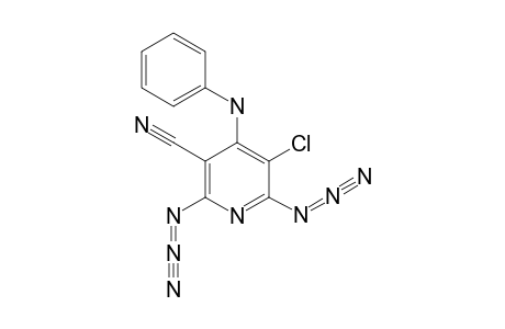 5-CHLORO-3-CYANO-4-PHENYLAMINODIAZIDOPYRIDINE
