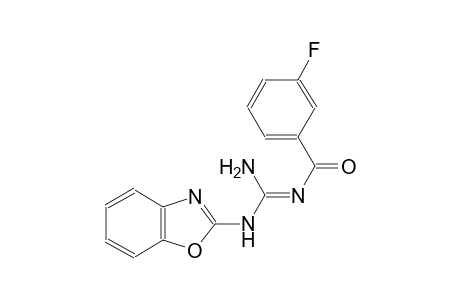 N-(1,3-benzoxazol-2-yl)-N''-[(E)-(3-fluorophenyl)(oxo)methyl]guanidine