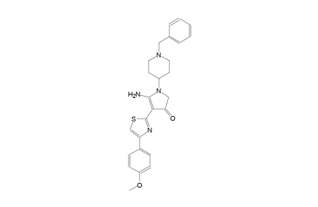 3H-pyrrol-3-one, 5-amino-1,2-dihydro-4-[4-(4-methoxyphenyl)-2-thiazolyl]-1-[1-(phenylmethyl)-4-piperidinyl]-