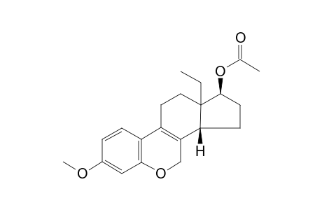 17.beta.-Acetoxy-3-methoxy-18-methyl-6-oxa-14-isoestra-1,3,5(10),8(9)-tetraene