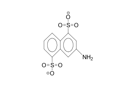 3-Amino-1,5-naphthalenedisulfonic acid, dianion