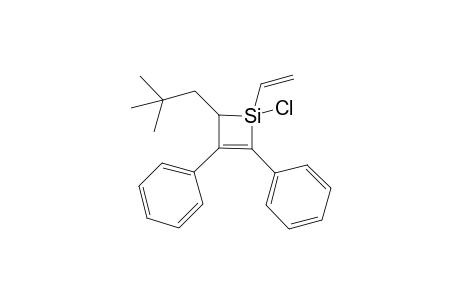 1-Chloro-4-neopentyl-2,3-diphenyl-1-sila-1-vinyl-2-cyclobutene