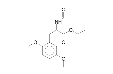 3-(2,5-Dimethoxy-phenyl)-2-formylamino-propionic acid, ethyl ester