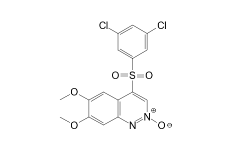 4-[(3,5-DICHLOROPHENYL)SULFONYL]-6,7-DIMETHOXYCINNOLINE, 2-OXIDE