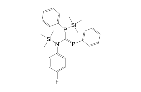 (4-fluorophenyl)-[phenylphosphanylidene-(phenyl-trimethylsilyl-phosphanyl)methyl]-trimethylsilyl-amine