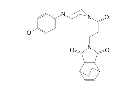 2-(3-(4-(4-methoxyphenyl)piperazin-1-yl)-3-oxopropyl)-3a,4,7,7a-tetrahydro-1H-4,7-ethanoisoindole-1,3(2H)-dione