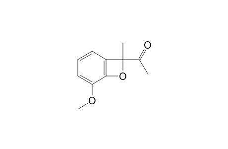 1-(5-methoxy-8-methyl-7-oxabicyclo[4.2.0]octa-1(6),2,4-trien-8-yl)ethanone