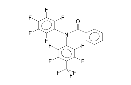N-PENTAFLUOROPHENYL-N-(2,3,5,6-TETRAFLUORO-4-TRIFLUOROMETHYLPHENYL)BENZAMIDE