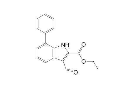 Ethyl 3-Formyl-7-phenyl-1H-indole-2-carboxylate