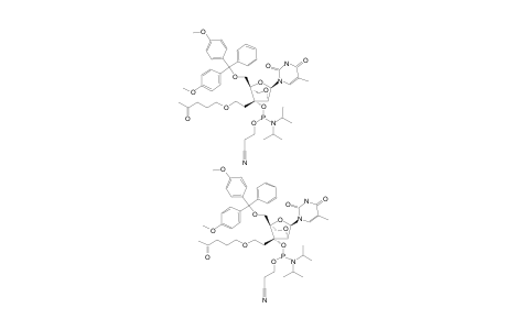 #17;(1R,3R,4R,7S)-7-(2-LEVULINOYLOXY)-ETHYL-(2-CYANOETHOXY)-[N,N-(DIISOPROPYL)-AMINO]-PHOSPHINOXY-1-(4,4'-DIMETHOXYTRITYL)-OXYMETHYL-3-(THYMIN-1-YL)-2,5-DIOXAB