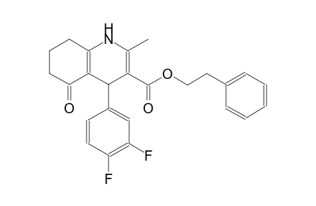 4-(3,4-difluorophenyl)-5-keto-2-methyl-4,6,7,8-tetrahydro-1H-quinoline-3-carboxylic acid phenethyl ester