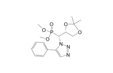 (1R,2R)-1-deoxy-1-(dimethoxyphosphinyl)-2,3-O-isopropylidene-1-(5-phenyl-1,2,3-triazol-1-yl)glycerol