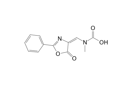 4-(Carboxymethylaminomethylene)-2-phenyl-2-oxazolin-5-one