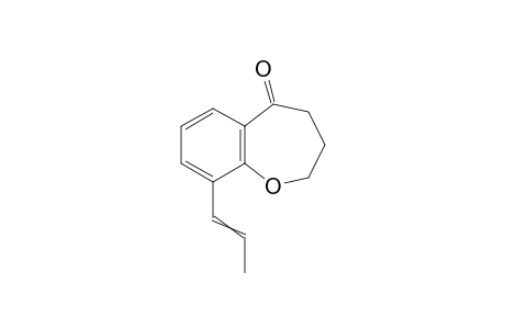 3,4-Dihydro-9-propenyl-2H-benzo[b]-oxepin-5-one