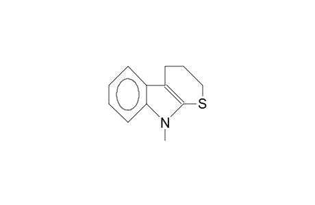 N-Methyl-2,3,4,9-tetrahydro-thiopyrano(2,3-B)indole