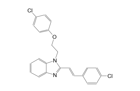 4-chlorophenyl 2-{2-[(E)-2-(4-chlorophenyl)ethenyl]-1H-benzimidazol-1-yl}ethyl ether