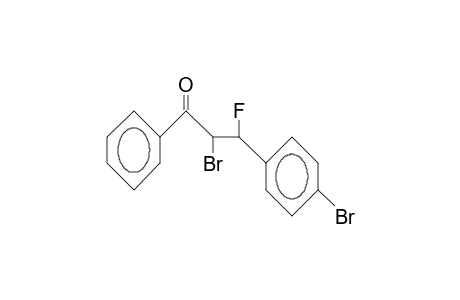 erythro-2-Bromo-3-fluoro-3-(4-bromo-phenyl)-propiophenone