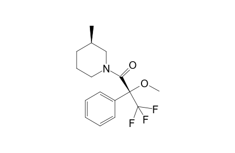 (2R)-3,3,3-trifluoro-2-methoxy-1-[(3R)-3-methyl-1-piperidinyl]-2-phenyl-1-propanone