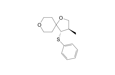 (3R,4S)-3-methyl-1,8-dioxaspiro[4.5]dec-4-yl phenyl sulfide