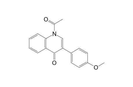 1-Acetyl-3-(4'-methoxyphenyl)-4(1H)-quinolone