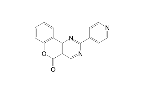 5H-[1]Benzopyrano[4,3-d]pyrimidin-5-one, 2-(4-pyridinyl)-