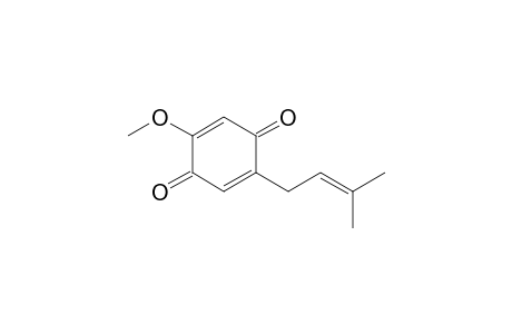 2-Methoxy-5-(3-methylbut-2-enyl)-1,4-benzoquinone