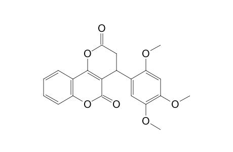 2H,5H-Pyrano[3,2-c][1]benzopyran-2,5-dione, 3,4-dihydro-4-(2,4,5-trimethoxyphenyl)-