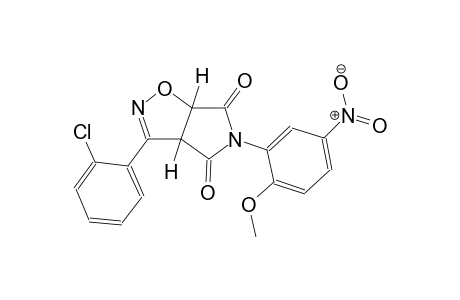 (3aR,6aS)-3-(2-chlorophenyl)-5-(2-methoxy-5-nitrophenyl)-3aH-pyrrolo[3,4-d]isoxazole-4,6(5H,6aH)-dione