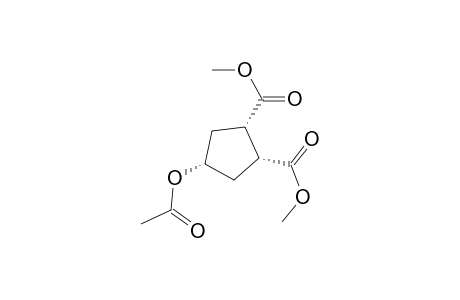 1,2-Cyclopentanedicarboxylic acid, 4-(acetyloxy)-, dimethyl ester, (1.alpha.,2.alpha.,4.alpha.)-