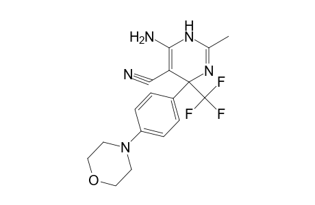 6-Amino-2-methyl-4-(4-morpholin-4-yl-phenyl)-4-trifluoromethyl-1,4-dihydro-pyrimidine-5-carbonitrile