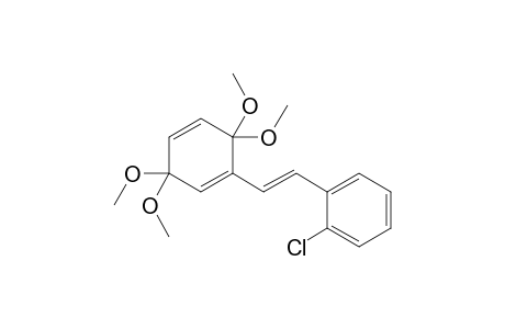 1-[(E)-2-(2-chlorophenyl)ethenyl]-3,3,6,6-tetramethoxy-cyclohexa-1,4-diene